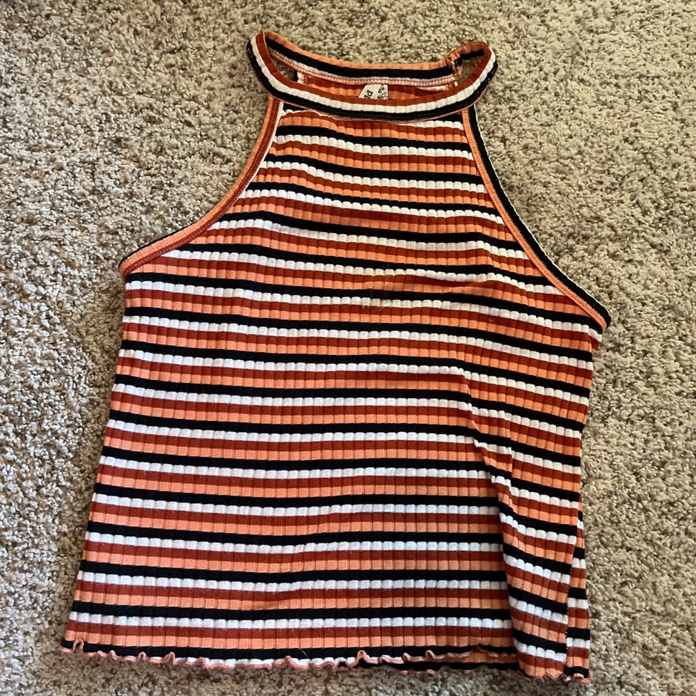 Mudd Stripped Crop Top